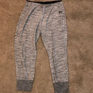 Gray joggers by pink